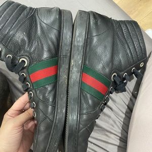 100% Authentic!! Gucci high-too sneakers